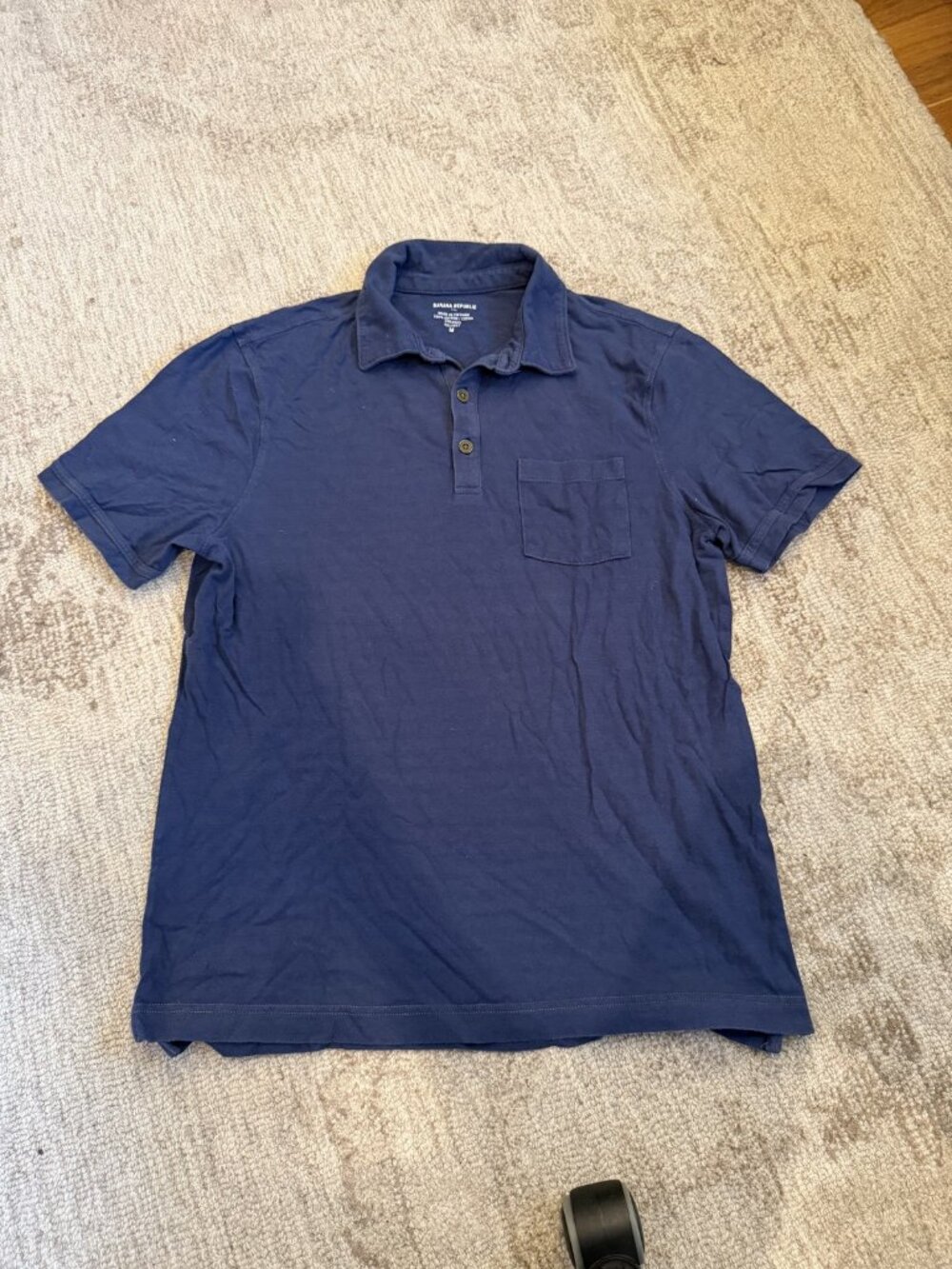 Navy Banana Republic Polo M NWT